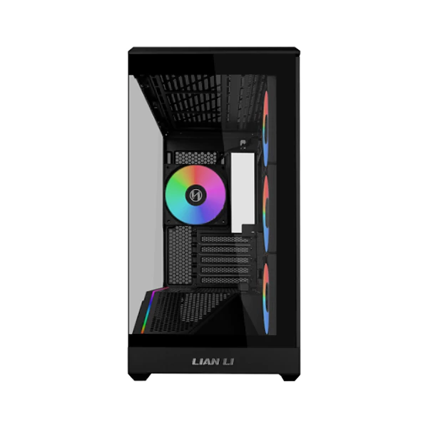 کیس لیان لی Vector V100 MINI نمای جلو شیشه‌ای 270 درجه